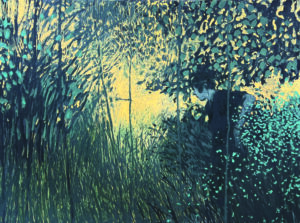 William Anzalone_In the Garden #3_2025_oil on canvas_36x48-min