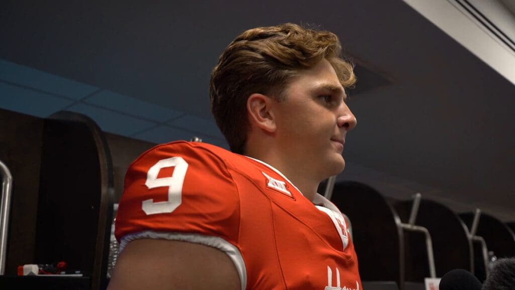 New University of Houston tight end Tanner Koziol is embracing all H-Town has to offer. (@CoogTV)