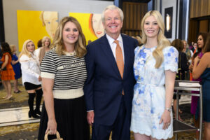 2025 Paper City Best Dressed Luncheon Christine Falgout Gutknect, Gregg Falgout, Kimberly Scheele