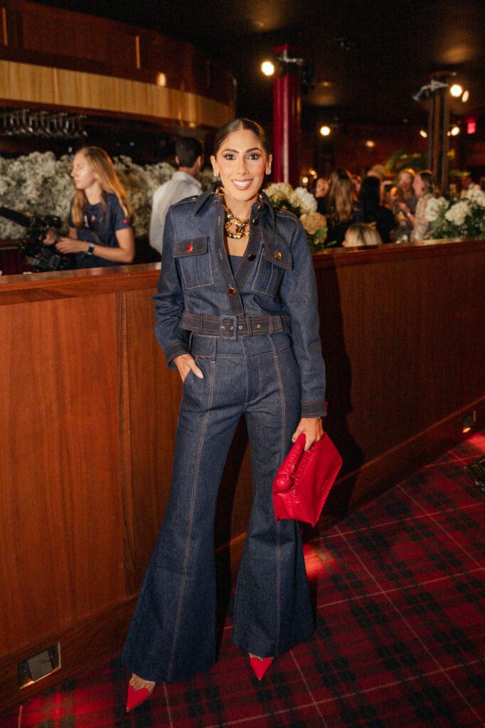 Zinat Ahmed at the Houston Texans/Christy Lynn fashion reveal at Drake's Hollywood. (Photo by SI VO Photography)
