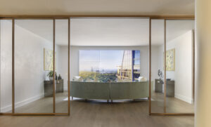 1 – Sales Gallery interior view; photo courtesy of The St. Regis Residences, Houston