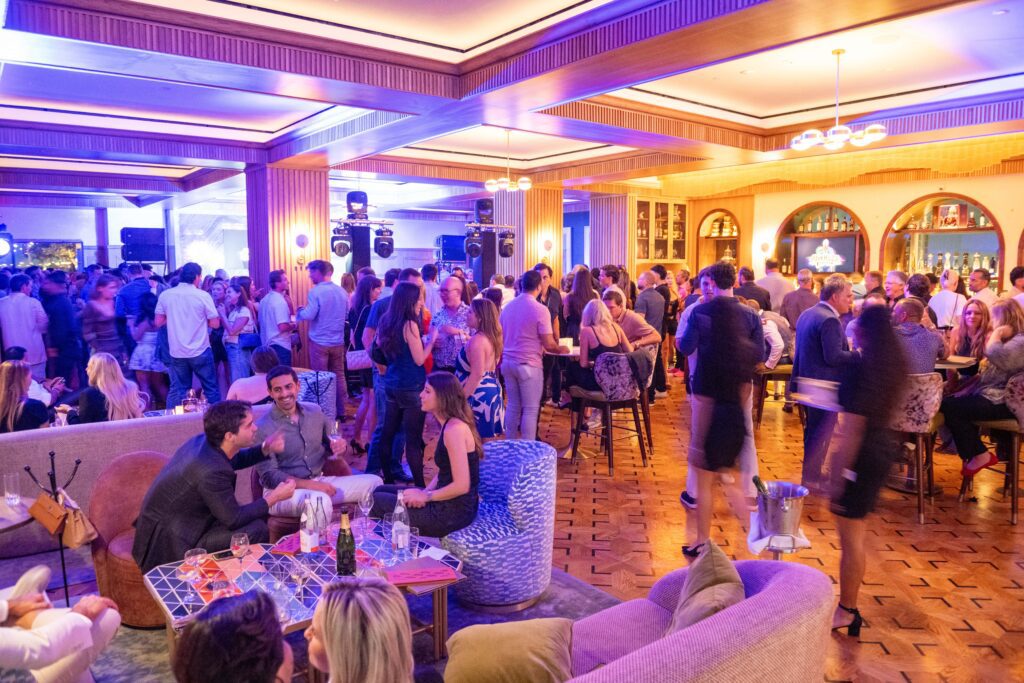 Park House members and guests at Park House's Members Welcome Back Party