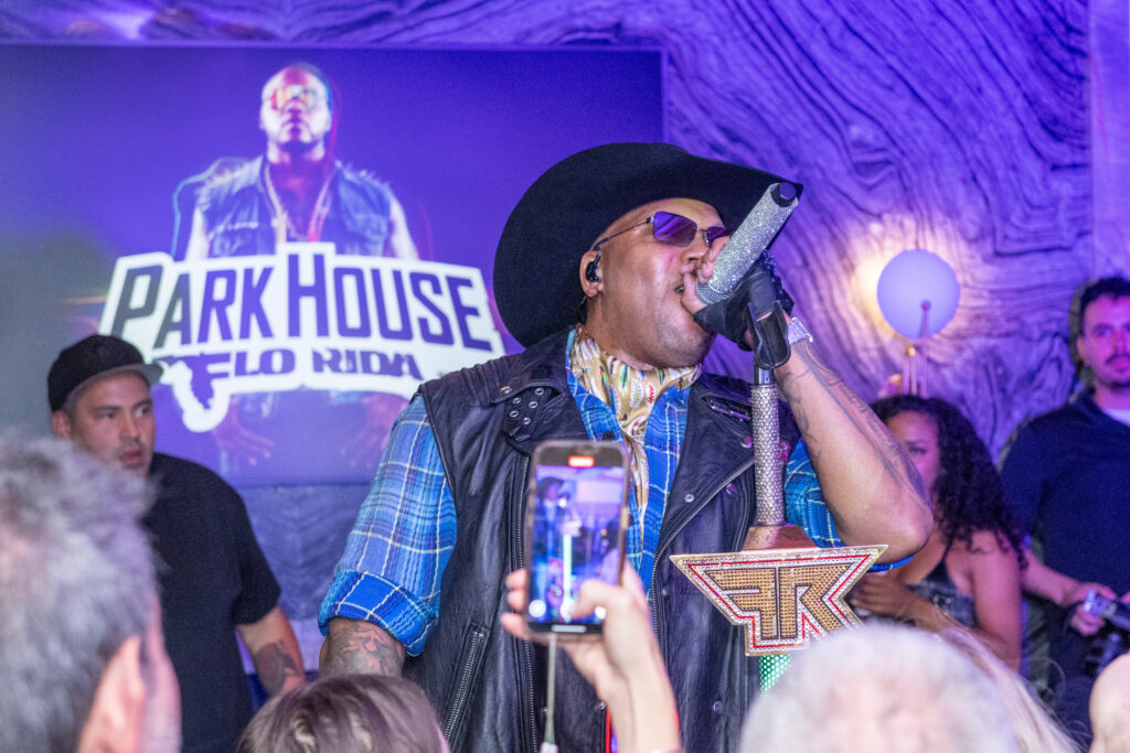 Flo Rida performs at Park House's Members Welcome Back Party (Photo by Jacob Power)
