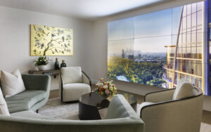2 – Sales Gallery interior view; photo courtesy of The St. Regis Residences, Houston
