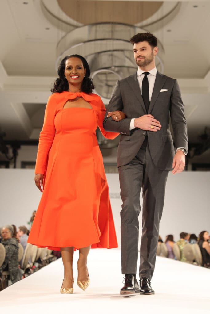 Second time honoree Winell Herron at the PaperCity Philanthropy in Fashion Best Dressed luncheon. (Photo by Priscilla Dickson)