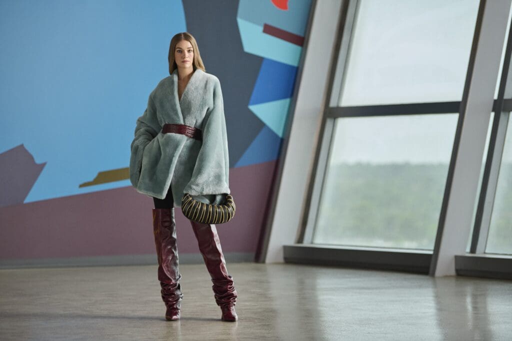 Balmain / Artwork: Franz Ackermann, Coming Home, 2009.