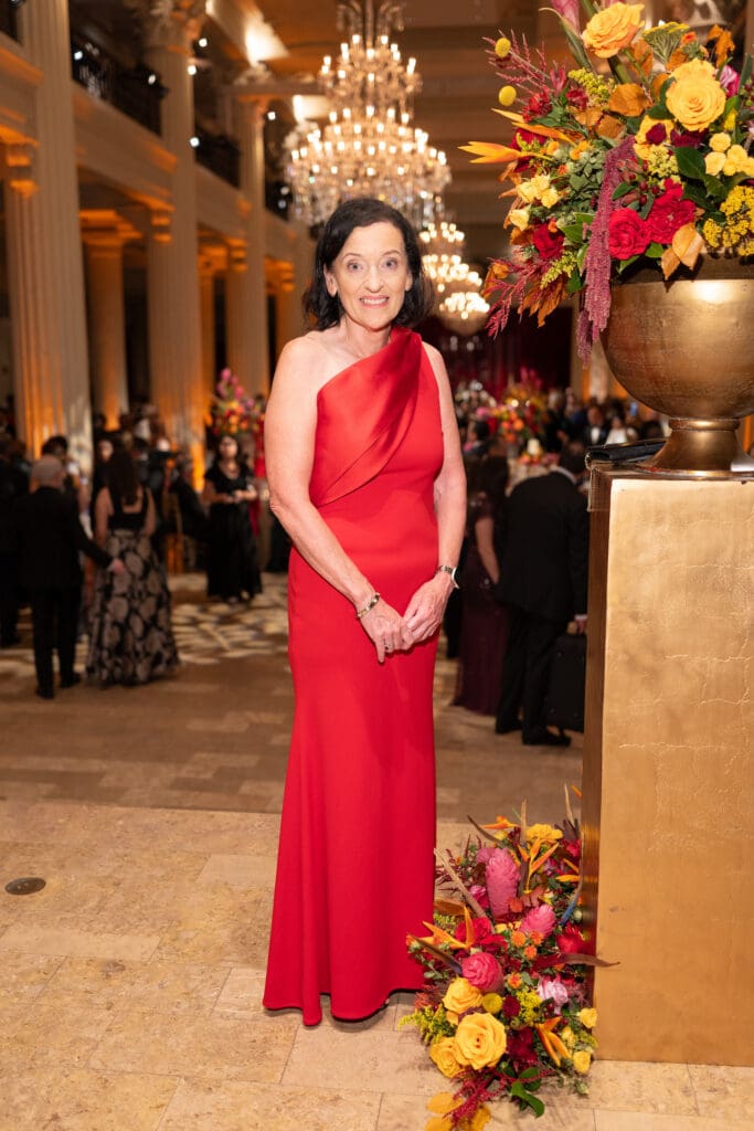 Board chair Barbara Burger at the Houston Symphony's 2025 Opening Night Concert & Gala. (Photo by Daniel Ortiz)