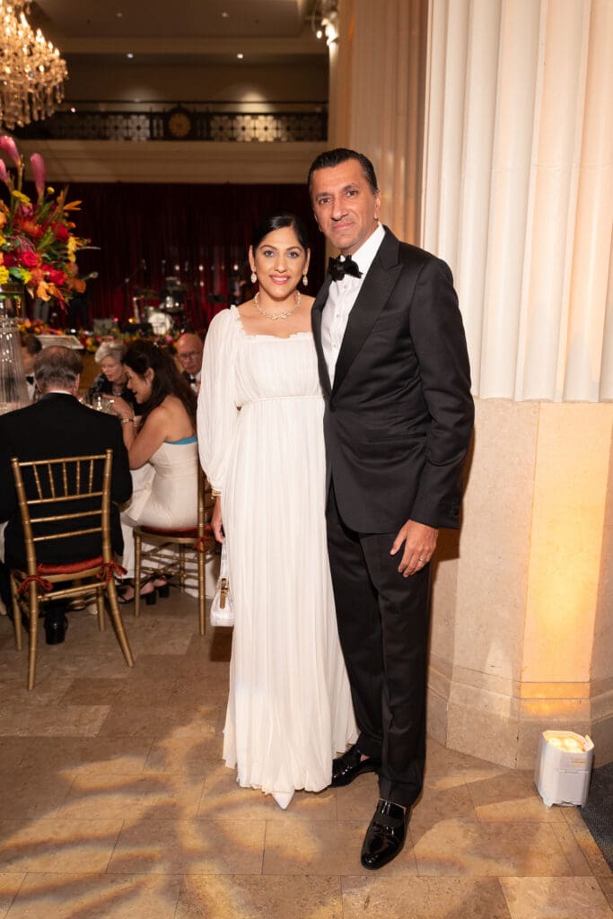 Dr. Sippi & Ajay Khurana at the Houston Symphony's 2025 Opening Night Concert & Gala. (Photo by Daniel Ortiz)