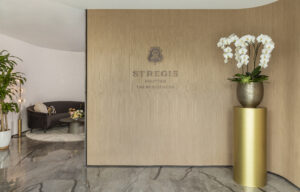 5 – Sales Gallery entry; photo courtesy of The St. Regis Residences, Houston