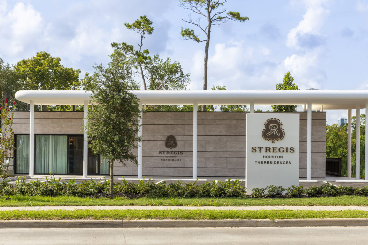 Next Level Houston High-Rise Reveals Its New Multi-Million Dollar Sales Center — St. Regis Residences Goes High-Tech Chic