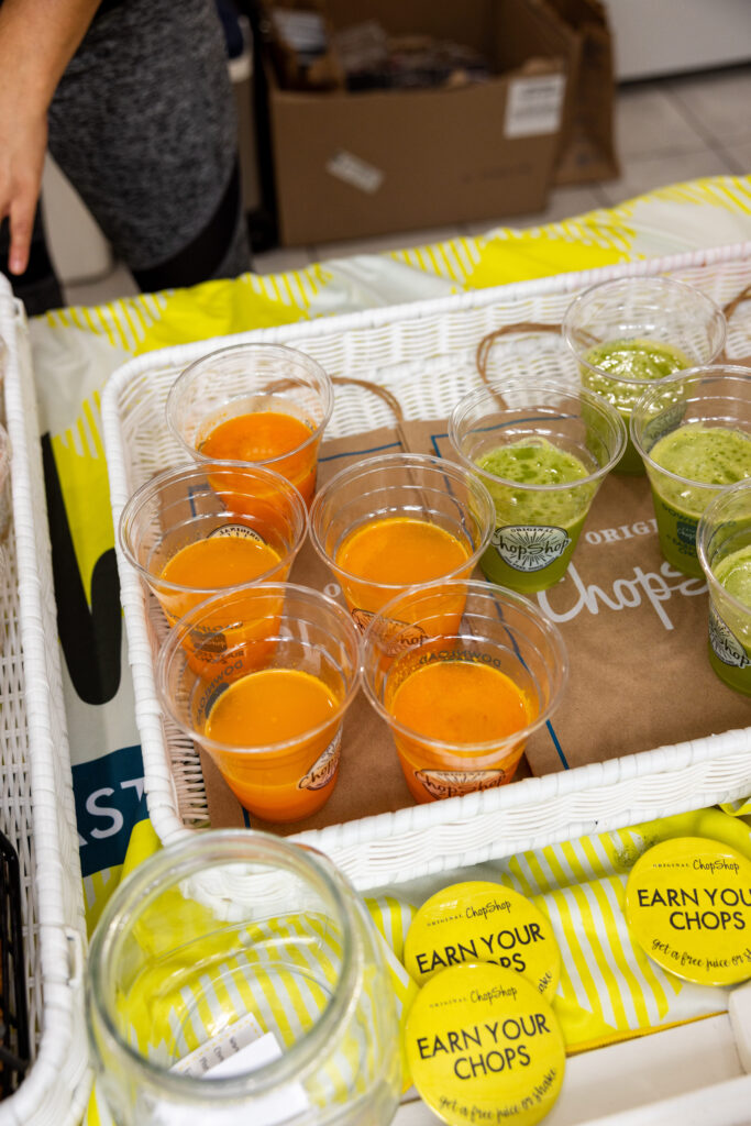 Juices by ChopShop at PaperCity's Nourish retreat (Photo by Kolton King)