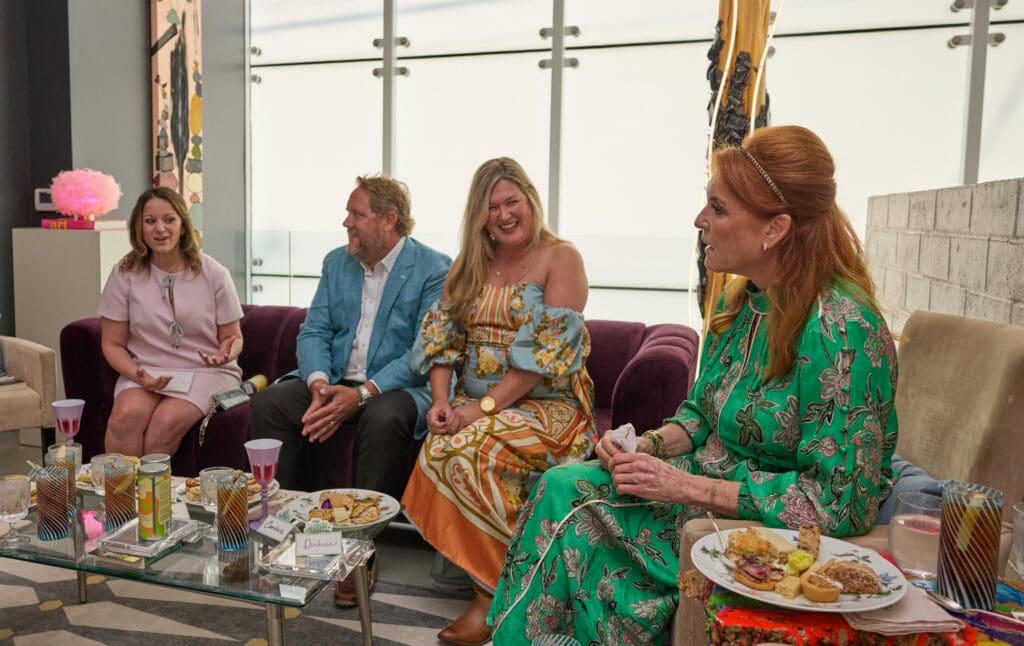 Lacy Lynch, Ben Randolph, Candace Randolph, Sarah Ferguson (Photo by Adam Stewart)