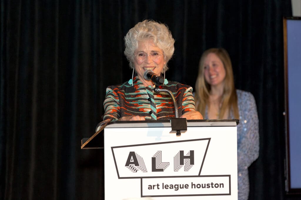 Gallerist Betty Moody was honored by Art League Houston with the Lifetime Achievement Award in 2019. (Photo courtesy Moody Gallery)