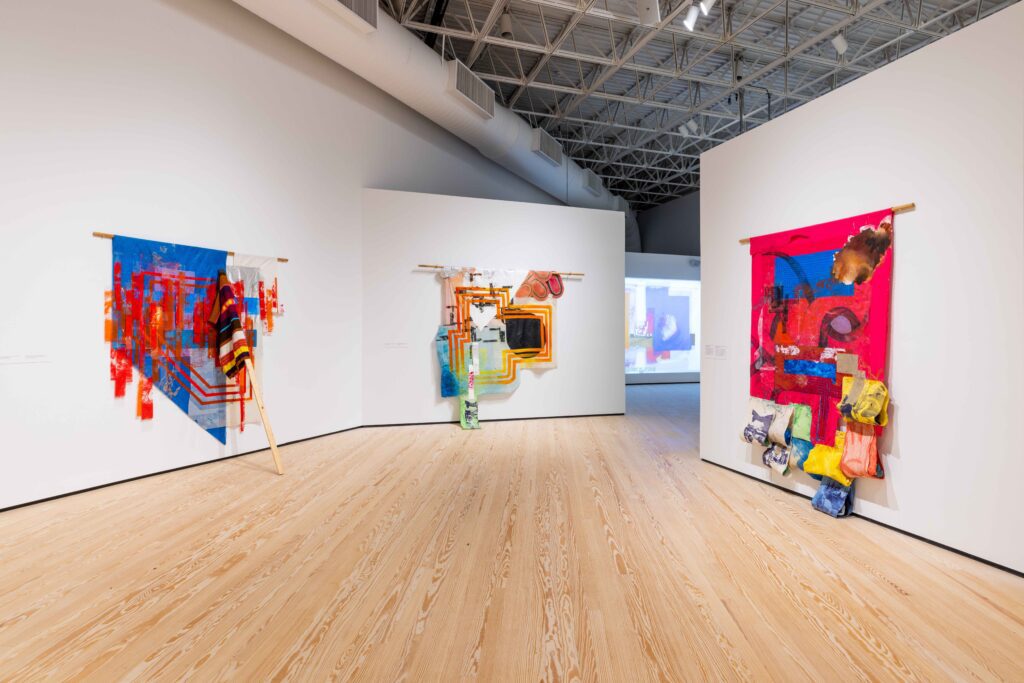An installation view of the "Tomashi Jackson: Across the Universe" exhibition, on view through March 29 at Contemporary Arts Museum Houston. (Courtesy Contemporary Arts Museum Houston)