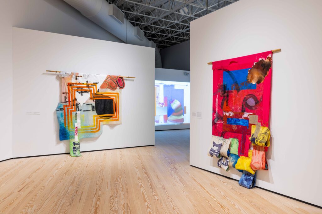 An installation view of the "Tomashi Jackson: Across the Universe" exhibition, on view through March 29 at Contemporary Arts Museum Houston. (Courtesy Contemporary Arts Museum Houston)