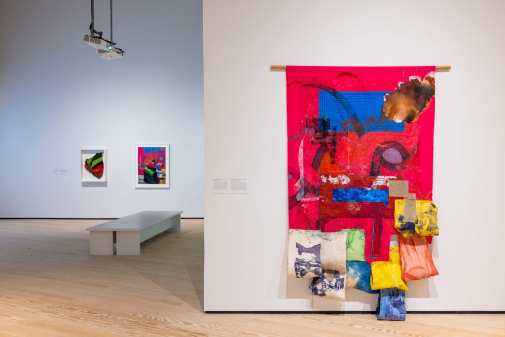 Tomashi Jackson, "Dajerria All Alone (Bolling v. Sharpe (District of Columbia) (McKinney Pool Party)," 2016. (Courtesy Contemporary Arts Museum Houston)