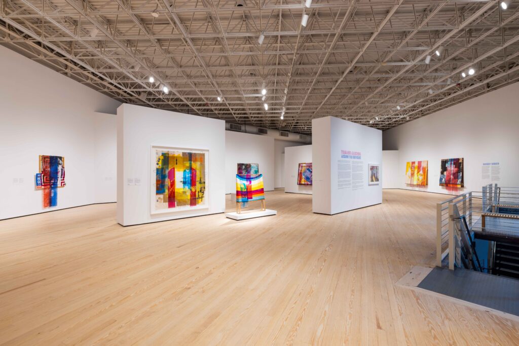 An installation view of the "Tomashi Jackson: Across the Universe" exhibition, on view through March 29 at Contemporary Arts Museum Houston. (Courtesy Contemporary Arts Museum Houston)