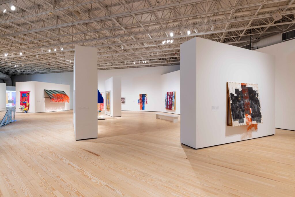 An installation view of the "Tomashi Jackson: Across the Universe" exhibition, on view through March 29 at Contemporary Arts Museum Houston. (Courtesy Contemporary Arts Museum Houston)