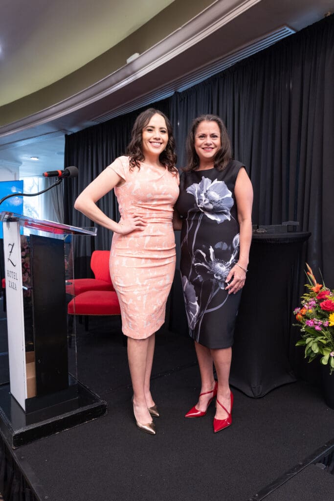 Anayeli Ruiz, Marcie Mir at the El Centro de Corazón 'Making a Difference' luncheon (Photo by Daniel Ortiz)