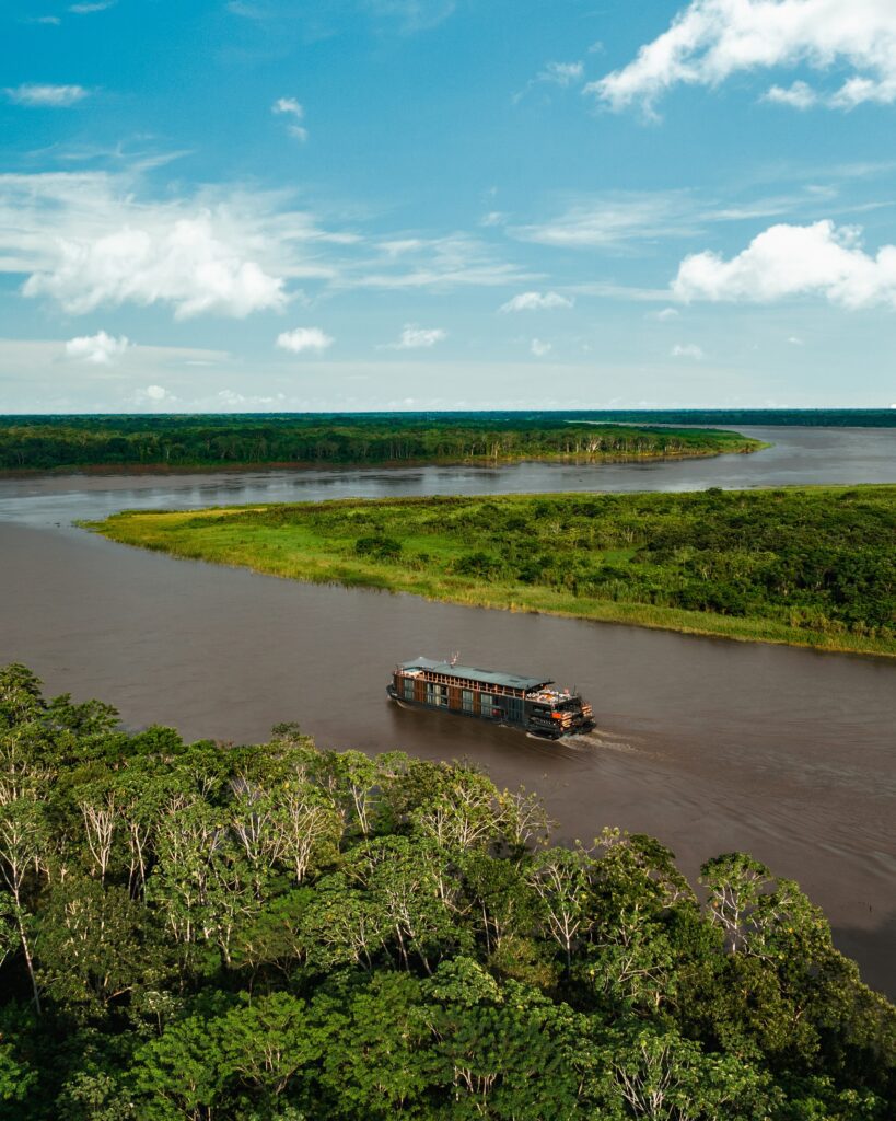 PONANT's partnership with The Explorers Club means guests will the opportunity to sail in remote destinations with renowned scientists, researchers, documentarians, and more. (Courtesy of Aqua Expeditions)