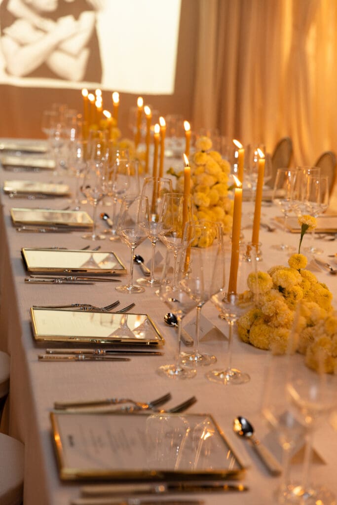 An intimate hive of notable Dallas couples recently celebrated Bumble's new international campaign with an intimate dinner that featured their real-life love stories. (Photo by Kaitlin Saragusa BFA)