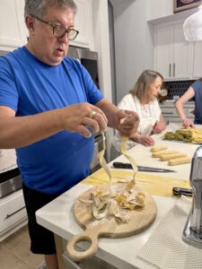 Carlos Orioli and Nonna Elda