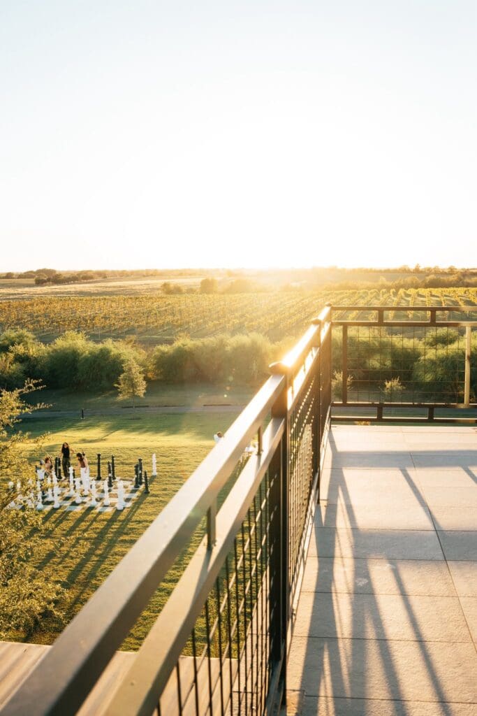 Texas sunsets pair perfectly with any wine. (Photo courtesy of Chapelton Vineyards)