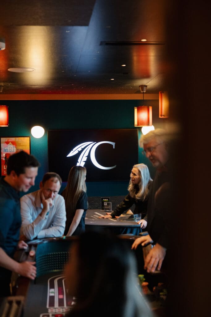 Choctaw Casino Games at the After Party. (Photo by Shelbie Whitten)