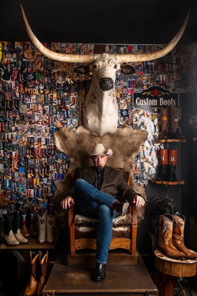 Republic Boot Company's colorful founder and CEO Chris Conrad introduced the Gator Hunt Experience this fall. (Photo by Matthew Rood)