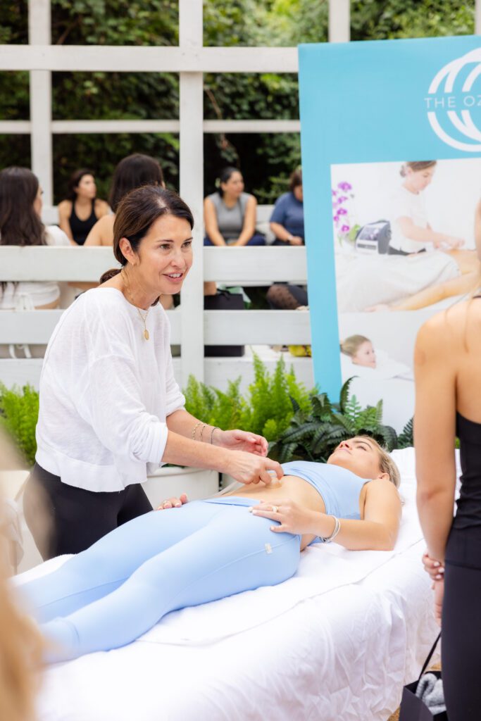 Massages with The Ozone Bar at PaperCity's Nourish retreat (Photo by Kolton King)