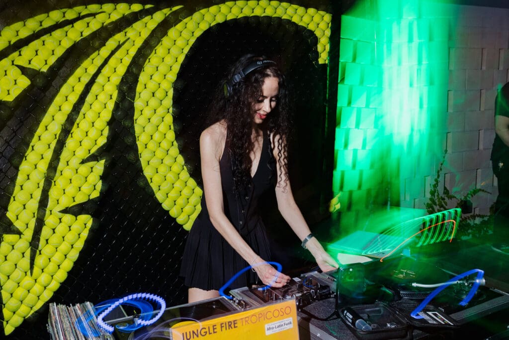 DJ Hot Wax performed at the Dirk Nowitzki Foundation Tennis Classic After Party. (Photo by Shelbie Whitten)