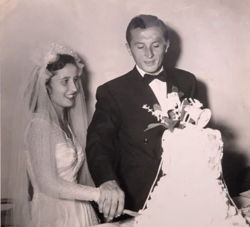 Domenico and Elda Orioli on their wedding day. (Photo courtesy of Sherri Segari) (Photo by Sherri Segari)