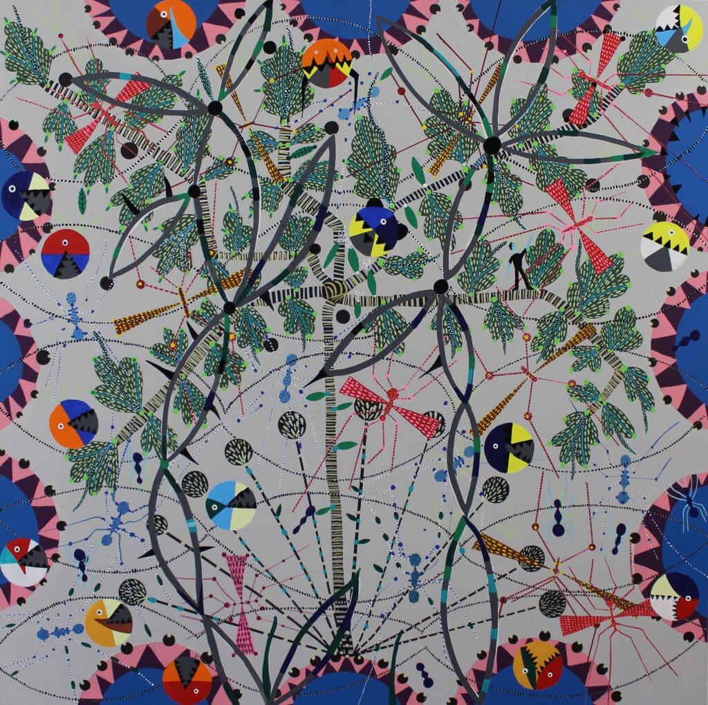 Gerardo Rosales’ “Llantén/Cure-All,” 2024–2025, will be in the art auction at Houston Arts Alliance 2025 Gala: Luminescence. (Photo courtesy Gerardo Rosales)