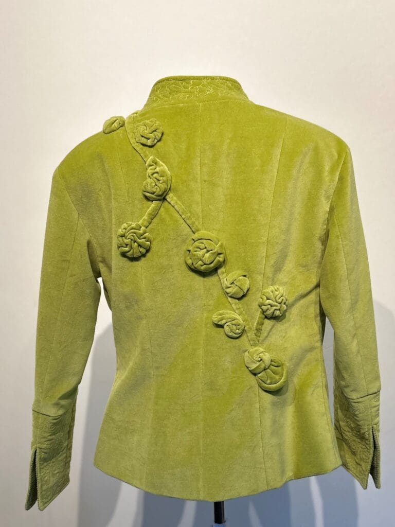 Artist Susan Hollingsworth lives locally, but her art draws inspiration from the many countries that she has lived in. (Photo courtesy of Sukaz Jackets)