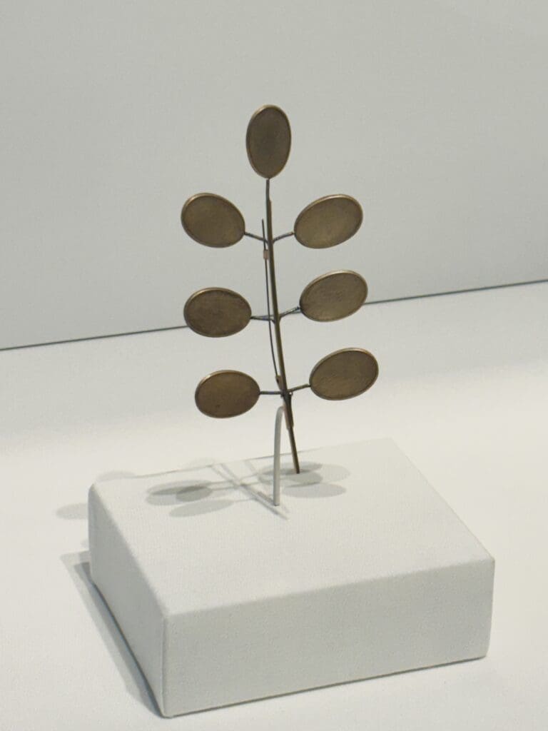 Dorothea Prühl's "Golden Leaf (Goldenes Blatt)," 1984, at the Museum of Fine Arts, Houston. (Photo by Ericka Schiche)