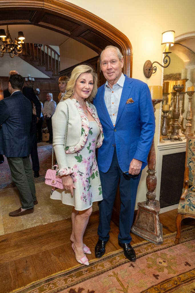 Whitney & Jim Crane at the Lynn Wyatt book party (Photo by Jenny Antill)