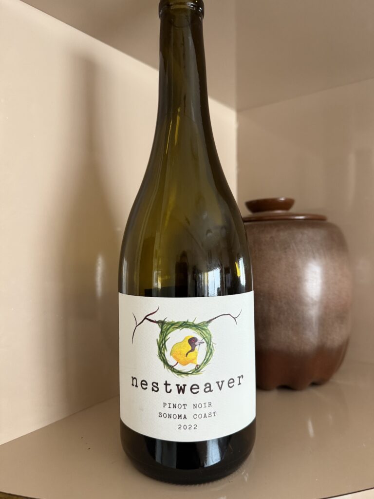 The 2022 Nestweaver Wines Pinot Noir is a serious wine.