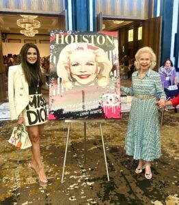 Artist Sneha Merchant, Hall of Fame Icon Lynn Wyatt