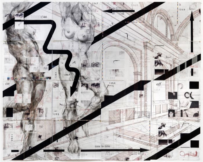 James Drake, “Time to Time,” 2015, at Moody Gallery. The artwork was included in Part I of the 50th anniversary exhibition marking the founding of the gallery in 1975. (Photo courtesy Moody Gallery)