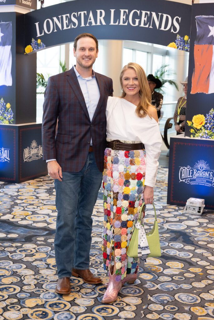 Seth & Katie Tsuru at the Houston Cattle Baron's Ball. (Photo by Wilson Parish)