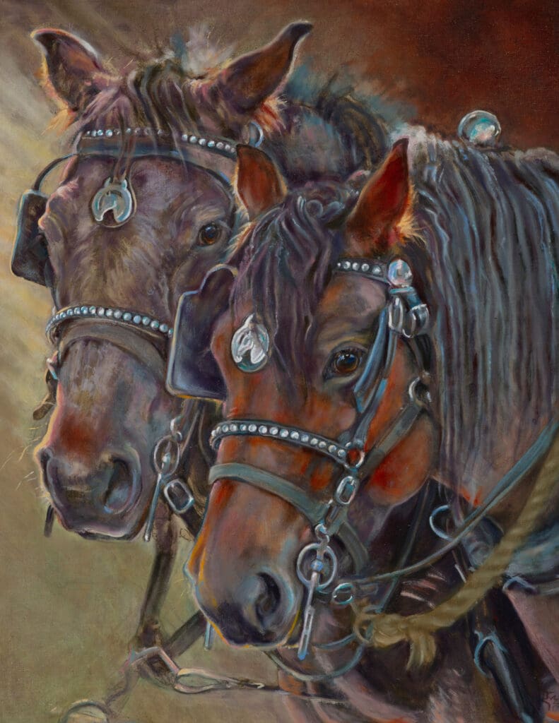 Artwork by Kristi Rose will be featured in the Modern Masters of the West exhibition during Fashion Week Stockyards Style. (Courtesy)