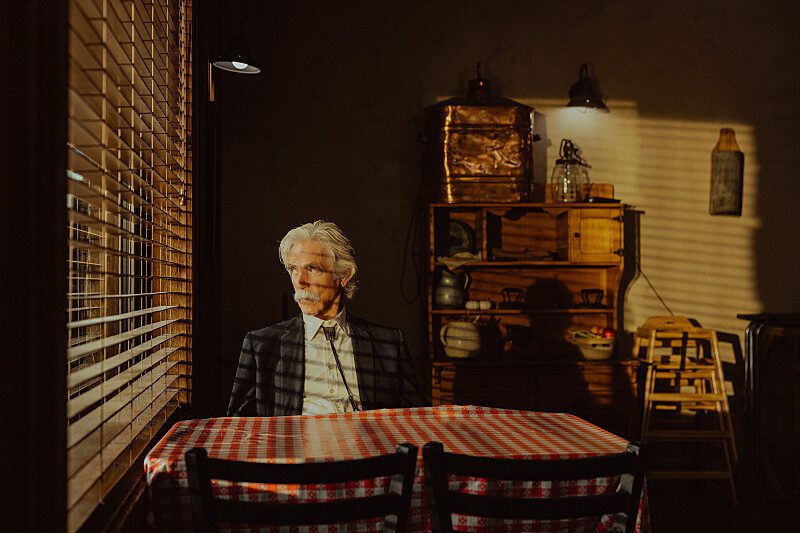 Sam Elliott as T.L. in "Landman" episode 4, season 2, streaming on Paramount+. (Photo Credit: Emerson Miller/Paramount+)