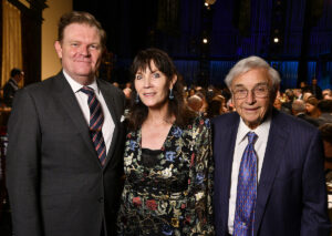 Music Director Simon Thew and Martha and Marvin McMurrey; Photo Credit Dave Rossman (Photo by Dave Rossman)