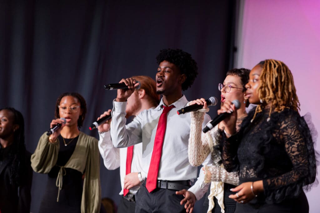 Students from Booker T. Washington High School for the Performing and Visual Arts (Photo by Tamytha Cameron and Celeste Cass)