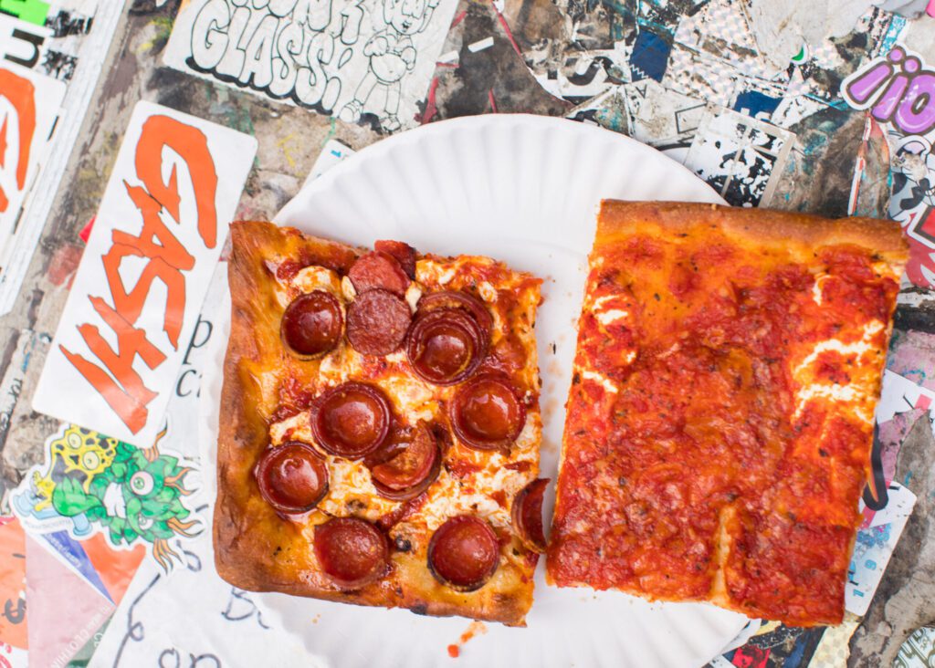 Pizza is available by the slice or whole pie at Prince St. Pizza. (Courtesy)