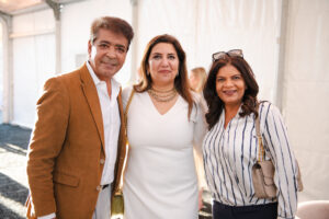 Sanjay Khanna, Anjali Khanna and Aruna Daswani Photo by Matthew Rood