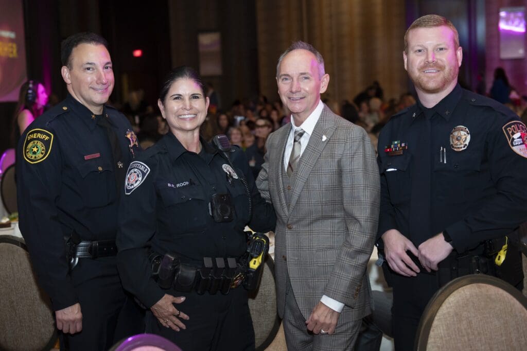 Eddie Herrera, Bertha Rivera Roop, Cole Edmonson (NFNL Board Chair), T.J. Smetzer (Photo by Tamytha Cameron and Celeste Cass)