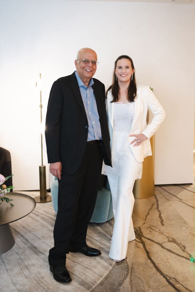 Sanjay Khanna, Adriana Banks (Photo by Matthew Rood)