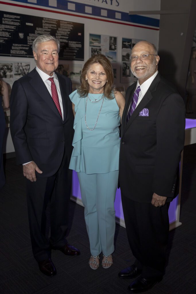 Trevor Rees-Jones, Jan Rees-Jones, Chris Luna (Photo by Thomas Garza)