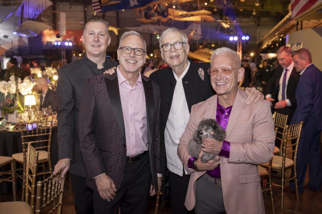 Eric Johnson, Ted Kincaid, Dr. Mark Parker, James O'Reilly (Photo by Thomas Garza)